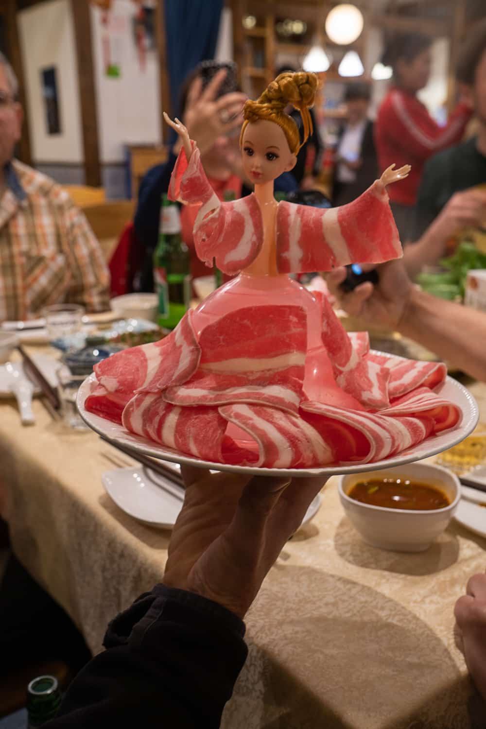 Barbie mit Bacon
