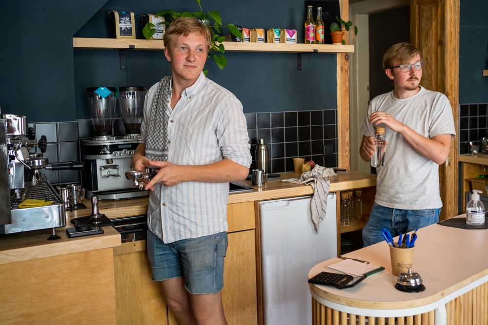 Interview mit den Röstbrüdern Collin und Vincent: Richtig guter Kaffee aus Weimar